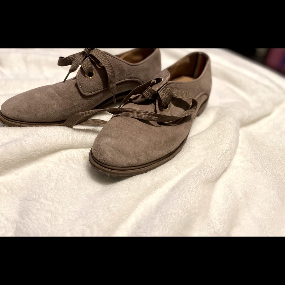 Suede shoes